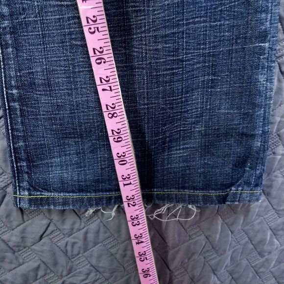 Inc International Concepts Jeans Mens 40x32 Blue Straight Fit Dark Wash Denim - Picture 4 of 11